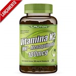 Ficha técnica e caractérísticas do produto Vitamina K2 Mk7 - Menaquinona 100mcg - 60 Capsulas - Lauton