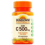 Ficha técnica e caractérísticas do produto Vitamina Sun C500mg 30 Comprimidos Sundown