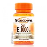 Ficha técnica e caractérísticas do produto Vitamina Sun E1000UI 30 Cápsulas Sundown