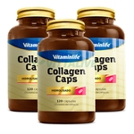 Ficha técnica e caractérísticas do produto Vitaminlife Kit 3x Collagen Caps 120 Caps