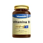 Ficha técnica e caractérísticas do produto Vitaminlife Vitamina D Colecalciferol 60 Caps