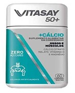 Ficha técnica e caractérísticas do produto Vitasay 50 Mais Cálcio Comprimidos Vitamina C/60