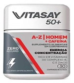 Ficha técnica e caractérísticas do produto Vitasay 50 Mais Comprimidos Cafeína Vitamina C/30