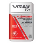 Ficha técnica e caractérísticas do produto Vitasay 50 mais comprimidos mulher vitamina c/60 cabelos e unhas