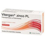 Ficha técnica e caractérísticas do produto Vitergan Zinco PL com 30 Comprimidos Revestidos Marjan