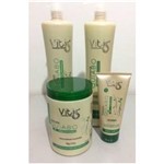 Ficha técnica e caractérísticas do produto Vitiss Quiabo Shampoo + Condicionador 1 L + Máscara 1kg + Leave In