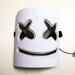 Ficha técnica e caractérísticas do produto Niceday DJ leve Máscara Cos Bar Mostrar engraçado assustador Maquiagem LED incandescência Brilho Máscara Costume Party