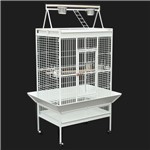 Ficha técnica e caractérísticas do produto Viveiro Chalesco para Papagaios Branco Tamanho Gigante - Chalesco