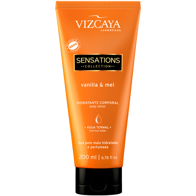 Ficha técnica e caractérísticas do produto Vizcaya | Hidratante Sensations - Vanilla e Mel 200ml