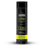 Ficha técnica e caractérísticas do produto Voken Detox Revitalizador Shampoo Sem Sal Desintoxicante - Controle da Oleosidade 300ml PH Neutro