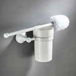 Ficha técnica e caractérísticas do produto Wall Mounted Latão Toalete Escova Titular Conjunto De Ferramentas Escova De Limpeza Do Banheiro