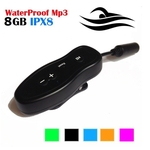 Waterproof 8GB MP3 Player + 3,5 milímetros fone para Underwater Sports Swim Run