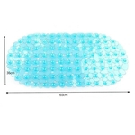 Ficha técnica e caractérísticas do produto Waterproof Forma Pebble superfície antiderrapante Mat com ventosa para banheiro Gostar
