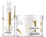 Ficha técnica e caractérísticas do produto Wella Oil Reflections Kit Shampoo 1l + Máscara 500g