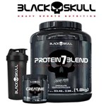 Ficha técnica e caractérísticas do produto Whey Blend 1.8kg + Creatine 150g - Black Skull
