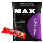 Ficha técnica e caractérísticas do produto Whey Blend - 2kg - Max Titanium - - BAUNILHA