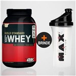 Ficha técnica e caractérísticas do produto Whey Gold Protein 100% - Optimum Nutrition + Coqueteleira Max Titanium