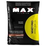 Ficha técnica e caractérísticas do produto Whey Pro - 1500g Refil Chocolate - Max Titanium, Max Titanium