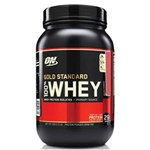 Ficha técnica e caractérísticas do produto Whey Protein Gold Standard 100% 909G - Morango - Optimum Nutrition - Morango
