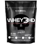 Ficha técnica e caractérísticas do produto Whey Protein 3HD 837g Refil - Black Skull - Baunilha