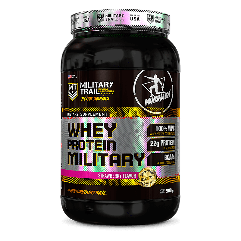 Ficha técnica e caractérísticas do produto Whey Protein Military (900g) Military Trail-Chocolate