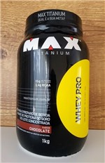 Ficha técnica e caractérísticas do produto Whey Protein Pro Max Titanium 1Kg (Chocolate)