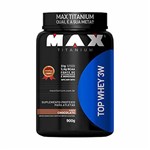 Ficha técnica e caractérísticas do produto Whey Protein Top Whey 3w Chocolate 900g Max Titanium