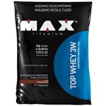 Ficha técnica e caractérísticas do produto Whey Top Whey 3W Chocolate Refil 1,8 Kg Max Titanium