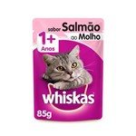 Ficha técnica e caractérísticas do produto Whiskas Sache Salmão ao Molho - 85 Gr