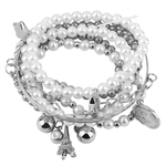 Ficha técnica e caractérísticas do produto Women Vintage Silver/Golden Bracelet With Star Towel Ball Accessories