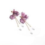 Ficha técnica e caractérísticas do produto Women's Lovely Alloy Purple Pink Purple Flower Special Rose Purple Women's Beads Gifts