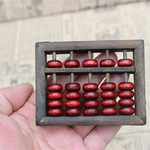 Ficha técnica e caractérísticas do produto Wooden Abacus Arithmetic Kids Maths Calculating Tools Chinese Abacus Toys Abacus educational Small Size 9x6.8cm