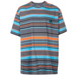 Ficha técnica e caractérísticas do produto Wooyoungmi Camiseta com Estampa Listrada - Azul