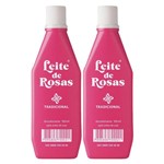 Ficha técnica e caractérísticas do produto 2x Desodorante Leite de rosas tradicional remove excesso de oleosidade ação duradoura 100ml