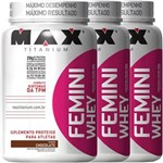 Ficha técnica e caractérísticas do produto 3x Femini Whey Max Titanium - CHOCOLATE