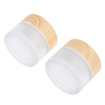 Ficha técnica e caractérísticas do produto 2x Mini Amostra Frasco De Maquiagem Cosmética Jar Pot Cream Lip Balm Containers 15g