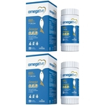 2x omegative ômega 3 6 9 protege contra doenças cardiovascular 60caps gel kress