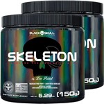 Ficha técnica e caractérísticas do produto 2x Skeleton 150G - Black Skull