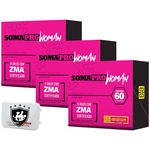 3x Soma Pro Woman Zma 60 Caps - Iridium Labs + Porta Capsulas
