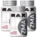Ficha técnica e caractérísticas do produto 2x Zma Max Titanium 90 Capsulas - Aumento de Testosterona - 3 X 90 Caps-SEM SABOR