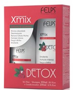 Xmix Kit Duo Detox Extrato de Guaraná Felps Profissional Shampoo 300ml e Condicionador 200ml