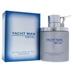 Ficha técnica e caractérísticas do produto Yacht Man metal por Myrurgia para homens - 3,4 onças EDT spray