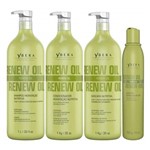 Ybera Renew Oil Kit Hidratação Nutritiva 4 Passos
