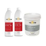 Ficha técnica e caractérísticas do produto Yellow 02 Água Ox Volume 20 + Pó Descolorante Bleach 9 Tons