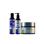 Ficha técnica e caractérísticas do produto Yenzah Yellow Off Kit Shampoo 240ml, Leave-In 240ml e Máscara Extrabrilho 300g