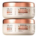 Ficha técnica e caractérísticas do produto Ykas Kit 2 Banho de Verniz Mascara Capilar 250g - Ykas Professional