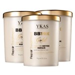 Ficha técnica e caractérísticas do produto Ykas Kit 3 Btox Gold Queratina e Ojon 1kg - Ykas Professional