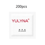 Ficha técnica e caractérísticas do produto YULYNA 200pcs toalha descartável removedor de esmalte de unhas Caixa portátil de Suprimentos