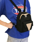 Ficha técnica e caractérísticas do produto Mulheres Waterproof bonito Oxford Zipper mochila para Campus Viagens Casual Bolsa de ombro