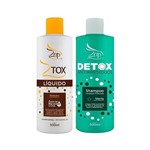 Zap Professional Botox Líquido + Shampoo Detox Antiressíduo - 500ml